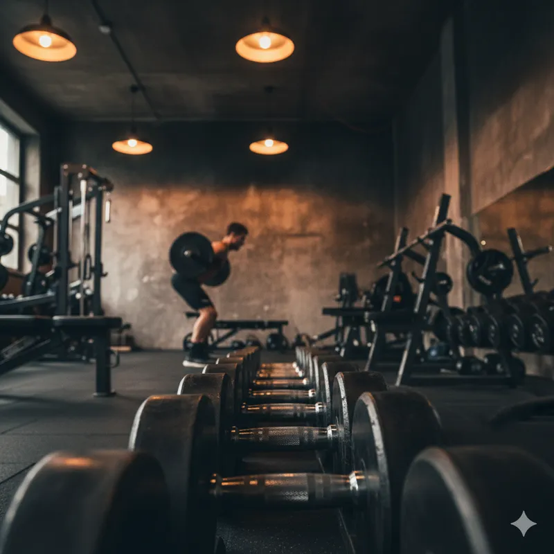 Aula de boxe em grupo